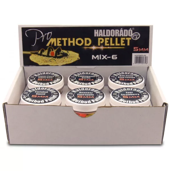 Haldorádó Pro Method Peleta 5mm - -MIX-6 / 6 príchutí v jednej krabičke