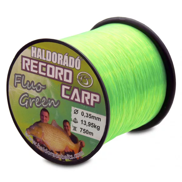 Haldorádó Record Carp Fluo Green 0,40mm 700m Monofilný hlavný vlasec