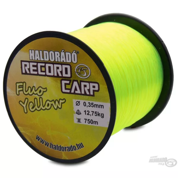 Haldorádó Record Carp Fluo Yellow 0,25mm 900m Monofilný hlavný vlasec
