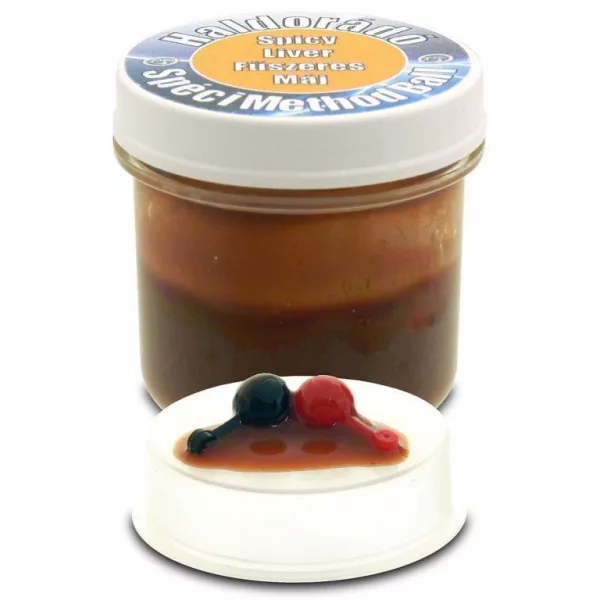 Haldorádó SpéciMethod Ball Pikantná Pečeň 12ks/téglik 7mm gumová nástraha