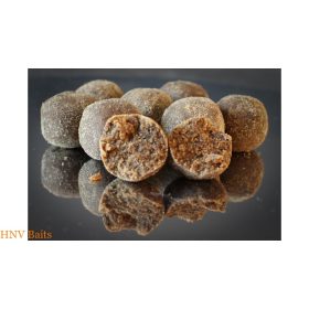 HNV Baits Liver Garlic Rozpustné Boilies 24mm 1kg