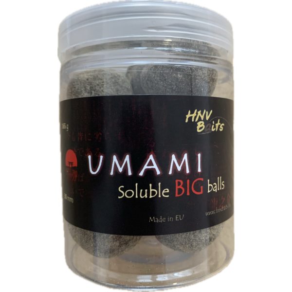 HNV Baits Umami Soluble Big Balls Návnadové boilies 30mm 165gr
