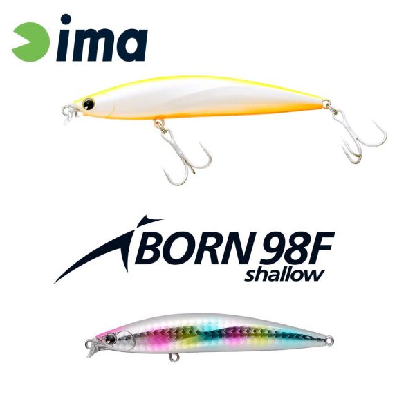 Ima iBorn 98F Shallow 9,8cm 13gr 004 Cotton Candy Wobbler