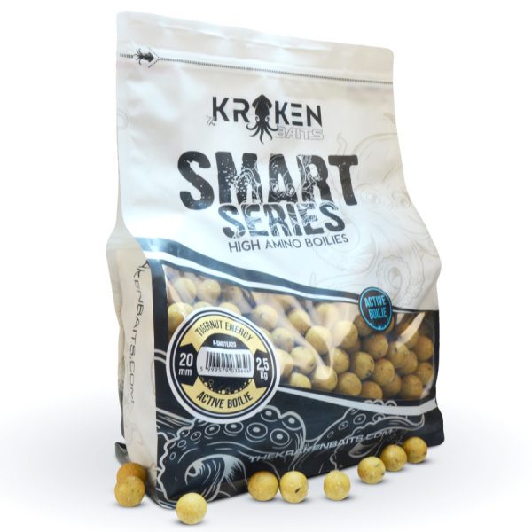 The Kraken Baits Smart Series Tigernut Energy Active 20mm Bojli 2,5kg