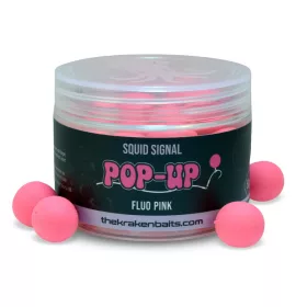   The Kraken Baits Squid Signal Fluo Pink Tintahal 18mm Pop Up 50gr