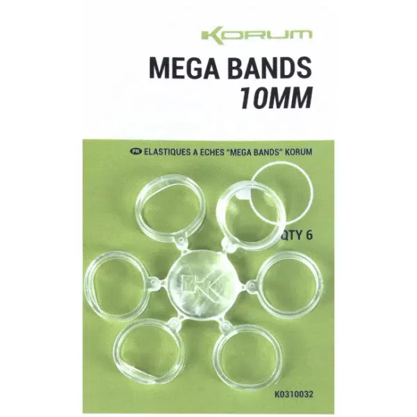 Korum Mega Bands 10mm Krúžky na pelety