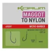 Korum Xpert Maggot Hooks Monofilový predviazaný háčik s protihrotom 12