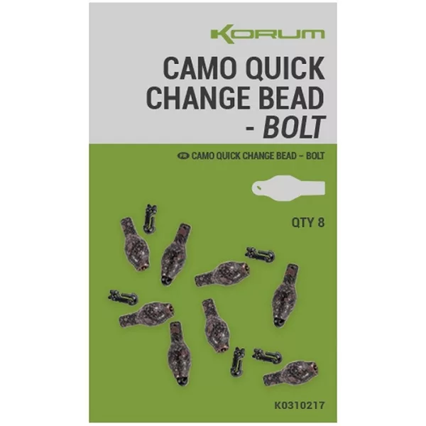 Korum Camo Quick Change Bead Bolt rýchlospojka s korálkou
