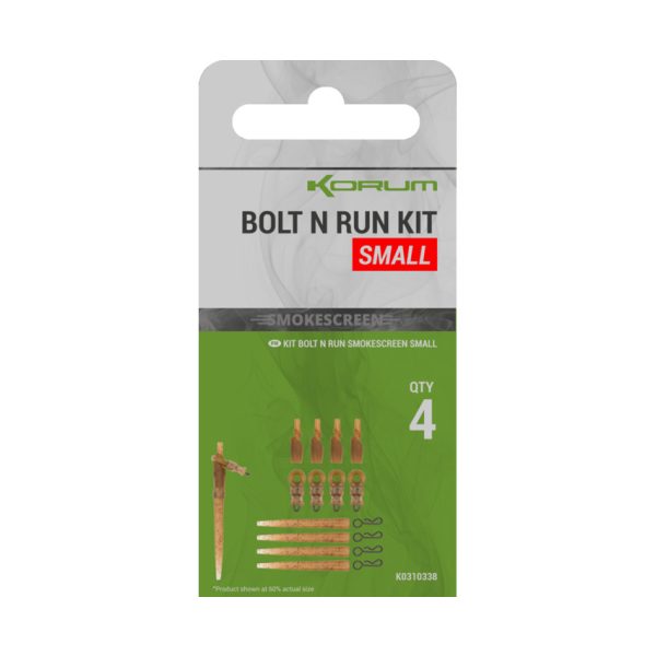 Korum Smokescreen Bolt N Run Kit Small Sada koncových montáží 4ks