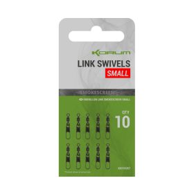 Korum Smokescreen Link Swivels Small Otočný klip 10ks
