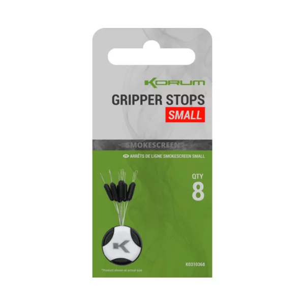 Korum Smokescreen Gripper Stops Malý zarážka 8ks