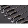 Korum Power Braid Spiked Method Hair Rigs 10 Füles, Szakállas Fonott Előkötött Horog Csalitüskével 8db