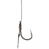 Korum Power Braid Spiked Method Hair Rigs 12 Füles, Szakállas Fonott Előkötött Horog Csalitüskével 8db