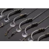 Korum Power Braid Method Hair Rigs 12 Füles, Szakállas Fonott Előkötött Horog 8db
