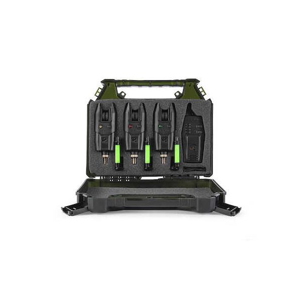 Korum Kbi-r 3-rod Alarm Presentation Set elektrický signalizátor záberu