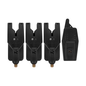   Korum KRI 3+1-dielna súprava elektronických signalizátorov záberu s 3 swingrami