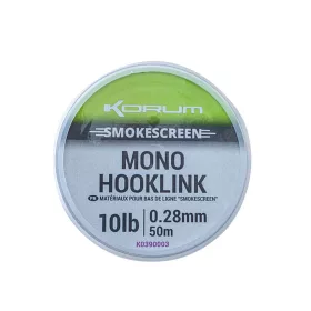   Korum Smokescreen Mono Hooklink 0,28mm Monofil Nadväzcová šnúra 50m