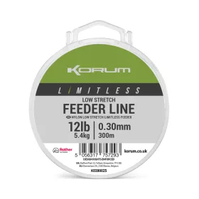 Korum Limitless Feeder Line Monofilný vlasec 0,30mm 300m