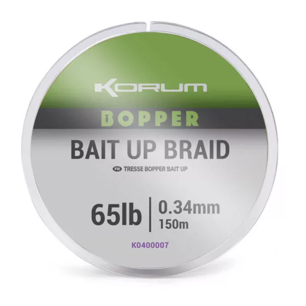 Korum Bopper Bait Up Braid 0,34mm Pletená Hlavná Šnúra 150m