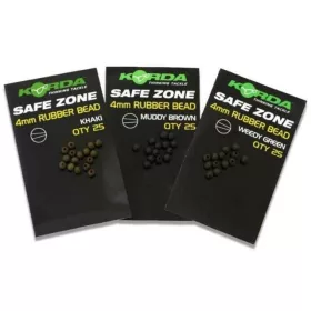   Korda Safe Zone 4mm Rubber Bead Green - 25 ks - gumová korálka