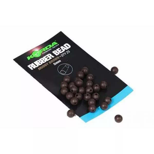 Korda 5mm Hnedá guľôčka - gumená guľôčka