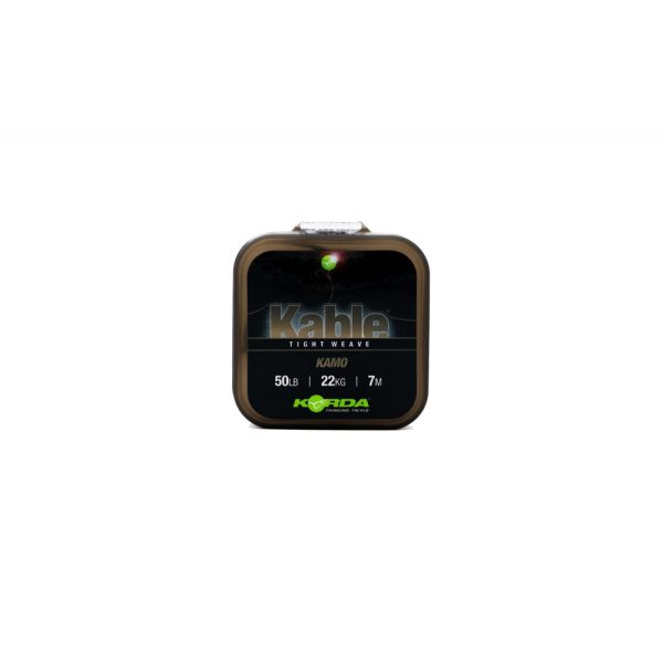 Korda Kable Tight Weave Kamo 7m 22kg Šokový vlasec