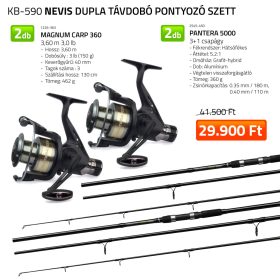 Nevis Dvojitý kaprový set pre dlhé hody