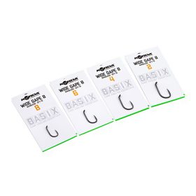   Korda Basix Wide Gape Barbless 4 Háčik s očkom, bez protihrotu 10ks