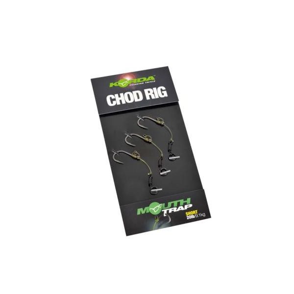 Korda Chod Rig Short Barbless Size 8 - predviazaný kaprový CHOD nadväzec