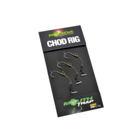   Korda Chod Rig Short Barbless Size 10 - predviazaný kaprový CHOD nadväzec