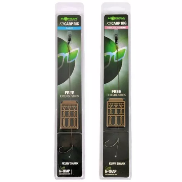 Korda N-Trap KD Rig Size 6 Kurv 15lb- predviazaný kaprový nadväzec