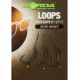 Korda Loop Rigs Veľkosť 6 DF Wide Gape X 18lb - predviazaný boiliesový náväzec