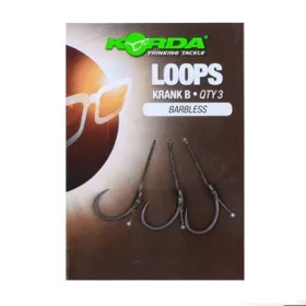   Korda Loop Rigs Veľkosť 8B DF Wide Gape 18lb - predviazaný boiliesový náväzec