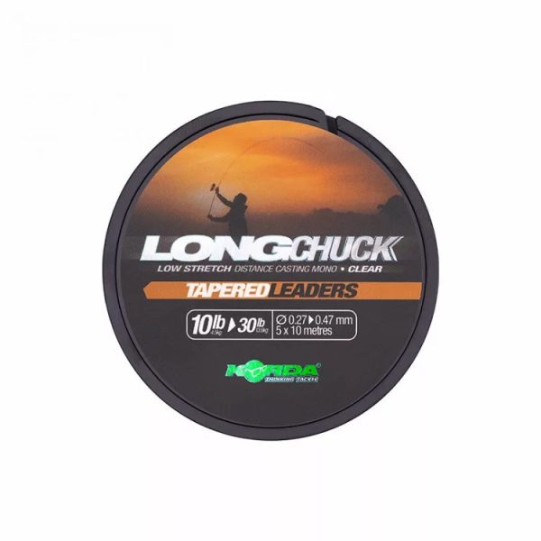 Korda LongChuck Tapered Leaders nadväzec na nahadzovanie (12-30lb/0.30-0.47mm)
