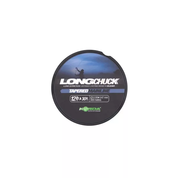 Korda LongChuck Priehľadný 0,30-0,47mm 300m Monofilný vlasec