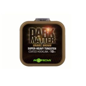 Korda Dark Matter Tungsten Coated Braid Brown 25lb 10m