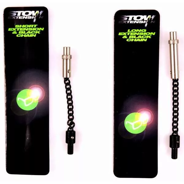 Korda Čierna Nerezová Reťaz s Adaptérom Krátka