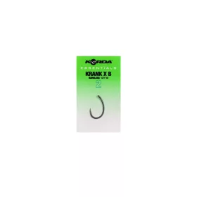   Korda Essentials Krank X 2 Füles, Szakáll Nélküli Horog 10db
