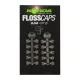 Korda Floss Caps Clear - boilies zarážka