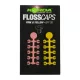 Korda Floss Caps Pink/Yellow - boilies zarážka