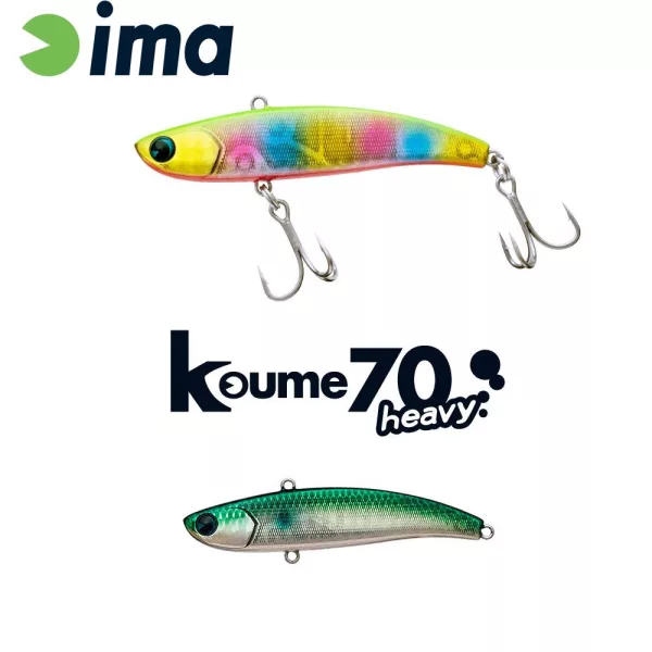 Ima Koume Vibration 70 Heavy 7cm 18gr 120 Gold Mullet Wobbler