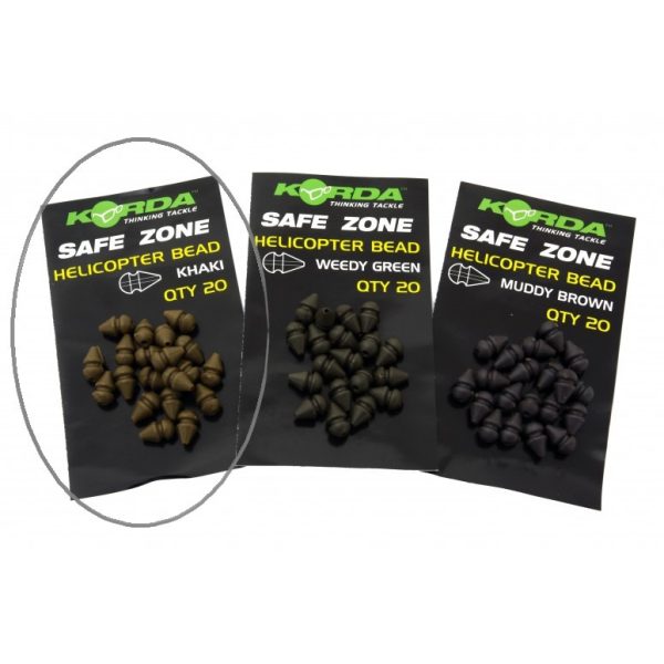 Korda Heli Bead Small Khaki - 20 ks - gumová zarážka