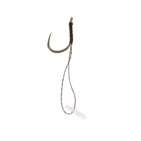   Korum Barbless Hook Hairs With Quickstops - Size 16 Monofil predviazaný háčik