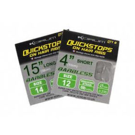   Korum Hair Rigs With Quickstops 4 Size 12 Monofil predviazaný háčik