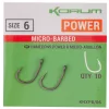 Korum Xpert Power - Micro-barbed (size 6) Feeder háčik