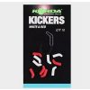 Korda Red / White Kickers Medium - rovnačka háčika