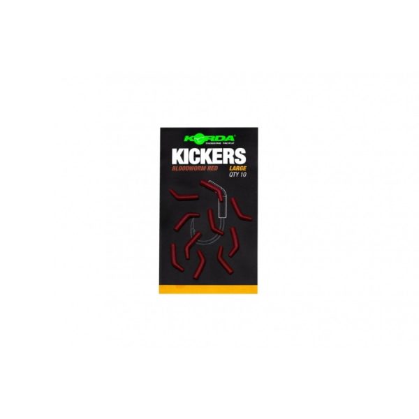 KORDA KICKERS LARGE BLOODWORM RED obracač háčika 10ks/balenie