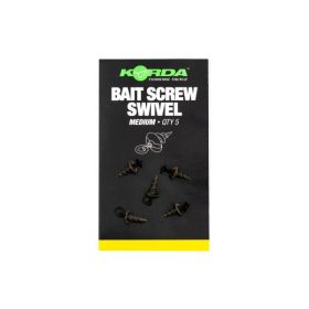 Korda Micro Ring Swivel Bait Screw Medium (5ks)