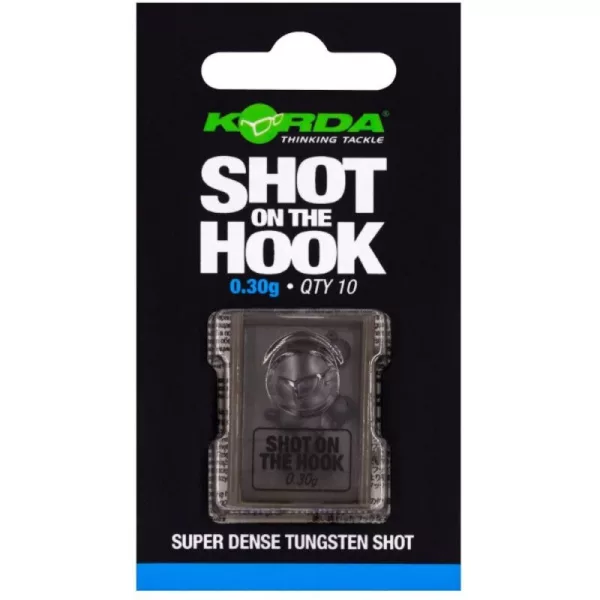 Korda Shot On The Hook Olovko na háčik 0,30gr 10ks