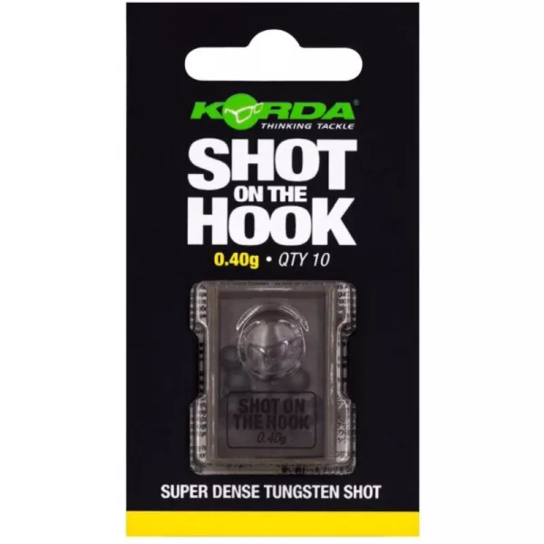 Korda Shot On The Hook Olovko na háčik 0,40gr 10ks